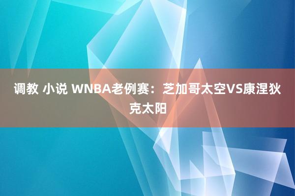 调教 小说 WNBA老例赛：芝加哥太空VS康涅狄克太阳