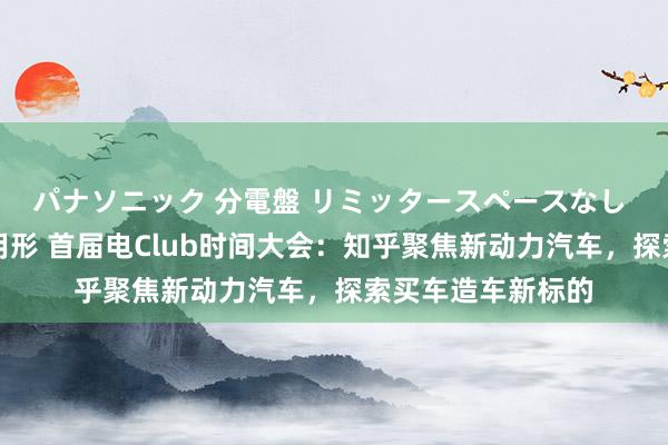 パナソニック 分電盤 リミッタースペースなし 露出・半埋込両用形 首届电Club时间大会：知乎聚焦新动力汽车，探索买车造车新标的