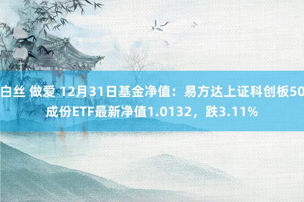 白丝 做爱 12月31日基金净值：易方达上证科创板50成份ETF最新净值1.0132，跌3.11%