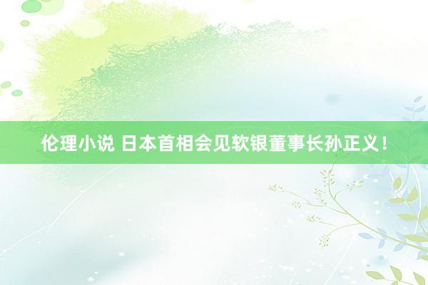 伦理小说 日本首相会见软银董事长孙正义！