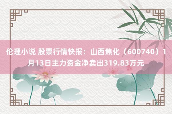 伦理小说 股票行情快报：山西焦化（600740）1月13日主力资金净卖出319.83万元