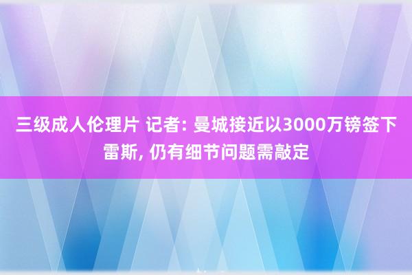 三级成人伦理片 记者: 曼城接近以3000万镑签下雷斯， 仍有细节问题需敲定