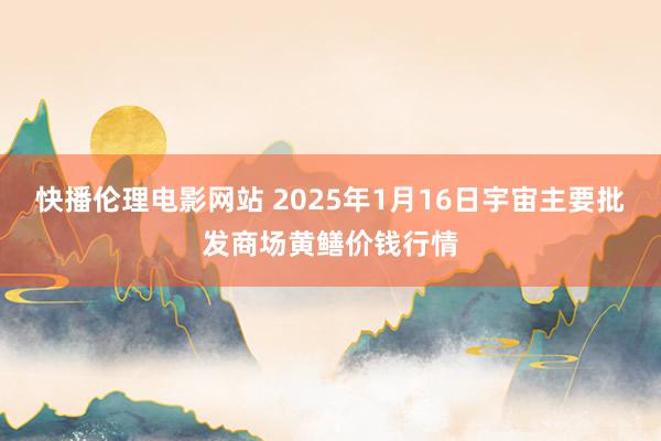 快播伦理电影网站 2025年1月16日宇宙主要批发商场黄鳝价钱行情